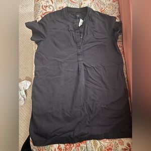 NWT GAP mini utility dress grey